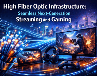 High Fiber Optic Infrastructure for Streaming and Gaming